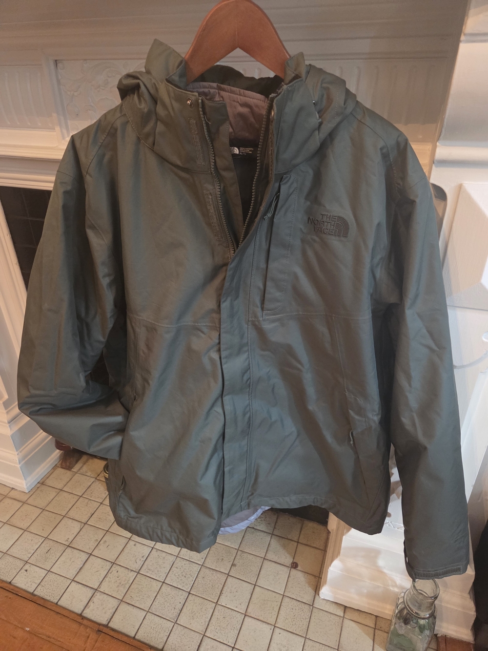 The North Face Carto Triclimate 3 in 1 parka - XL Men's Thyme Green
